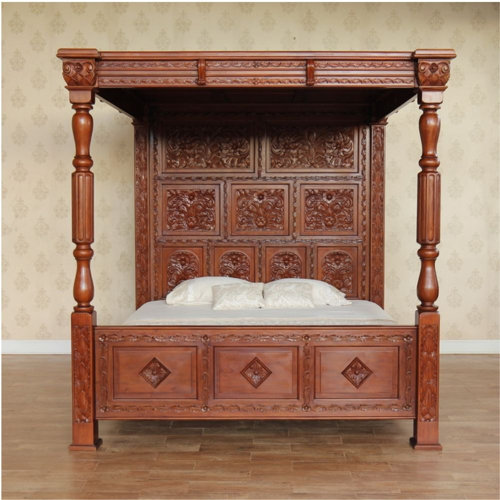 Astoria Grand Four Poster Bed Wayfair.co.uk